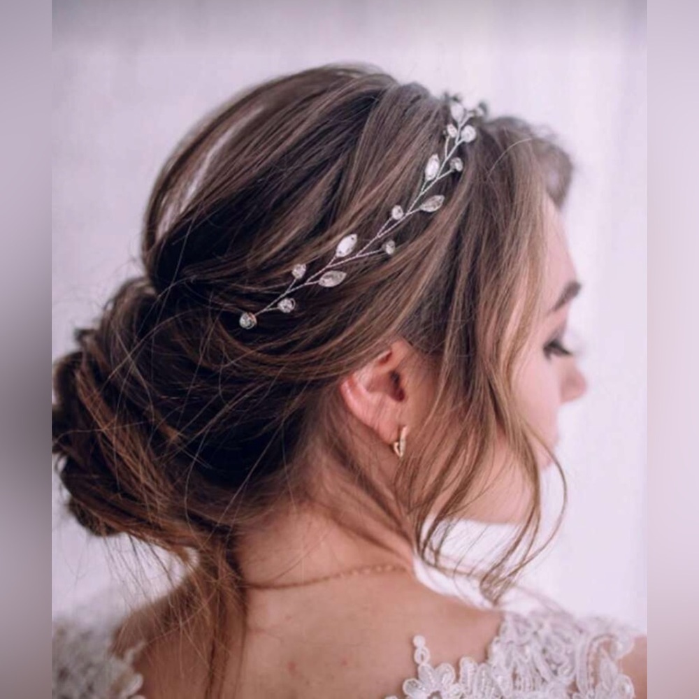 Rhinestone Headband For Women Bridal Wedding Party Boho Elegant Hair Accessory